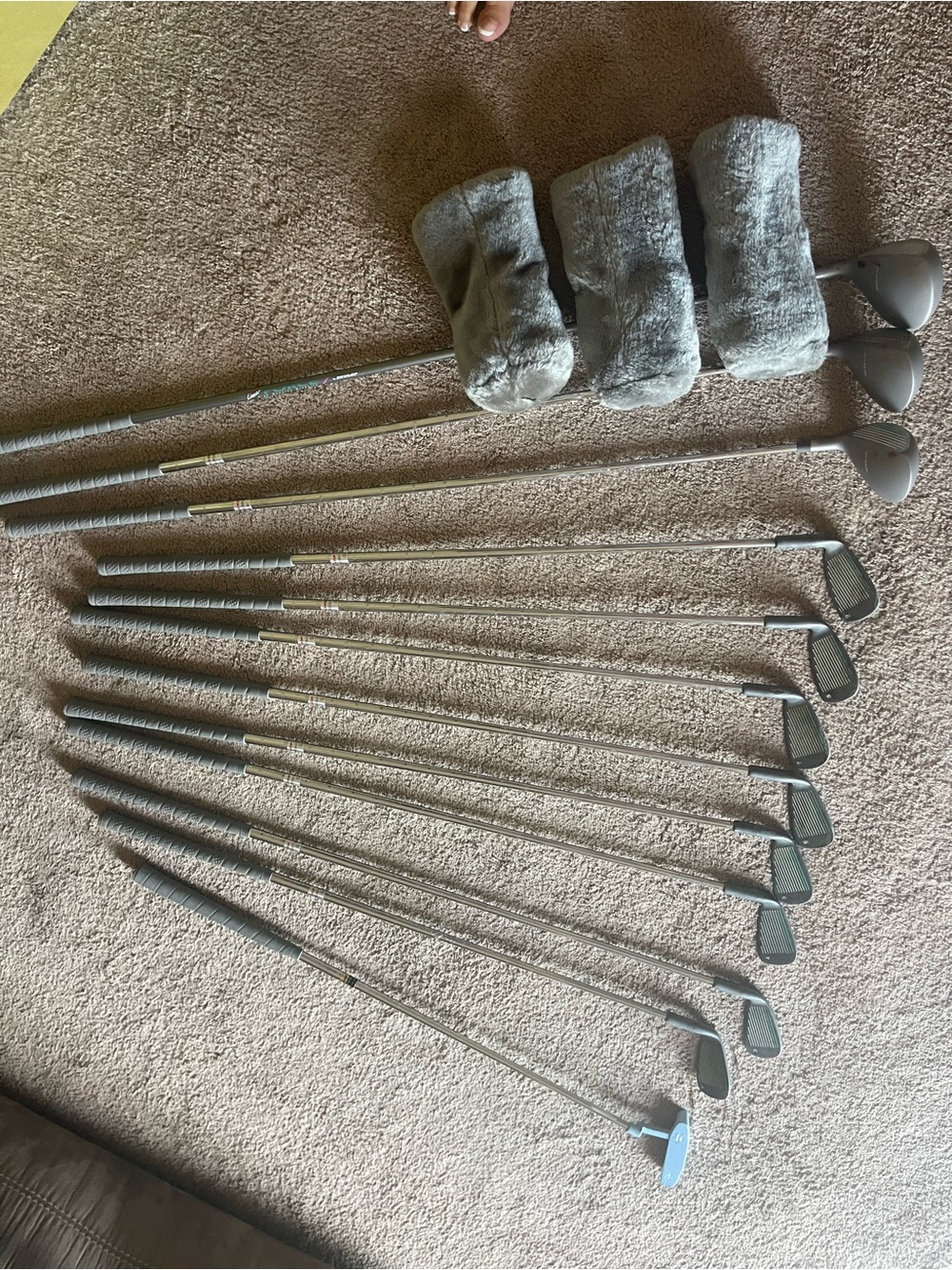 Vintage Dunlop TS Tour Special Golf Club Set 1 3 5 Woods 3-10 Irons Putter